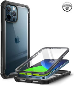 iphone 12 ケース クリア カバー 全面保護 アイホン12 カバー アイフォン12 iphone12 スマホケース 米軍MIL規格 360°保護 耐衝撃 スリム TPU バンパー 超薄型 超軽量(約30g) 落下防止 ワイヤレス充電 液晶保護フィルム付き