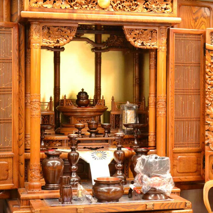 楽天市場】仏壇 最高級仏壇 本欅玉杢製 送料無料 三方開30号 けやき 欅 