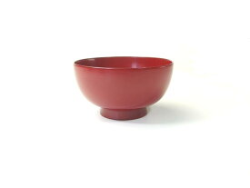 【送料無料】【日本製】【松屋漆器店 公式】越前漆器 食器洗浄機対応 汁椀 入子椀 朱塗り 12cm 390ml