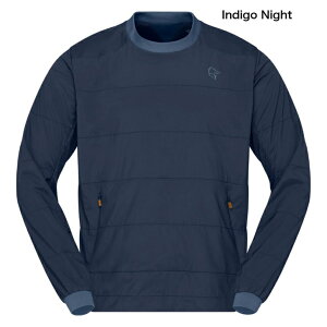 NORRONA m[i tamok Alpha90 Crew Neck Y ^bN At@90 N[ lbN Y