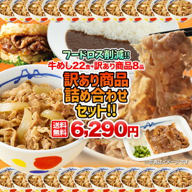 【1食210円！フードロス削減】 松屋 公式 牛めし22食＋訳あり商品8食 計30食のお得な訳あり商品詰合せ福袋！ 訳あり 食品 冷凍食品 フードロス 賞味期限 間近 おかず セット 調理 冷凍 牛めし 牛丼 肉 送料無料 まつや 食べ物 グルメ 非常食 セール ブラックフライデー