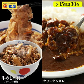 プレミアムカレギュウセット30個（プレミアム仕様牛めしの具×15　オリジナルカレー×15）冷凍食品 冷凍 おかず セット 冷食 お惣菜 牛丼 肉 業務用 惣菜 お弁当 絶品 お試し お取り寄せグルメ ポイント消化 冷凍食品業務用 仕送り 食事