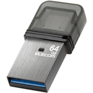 �G���R�� MF-CAU32064GSV USB������ USB3.2(Gen1) Type-C �L���b�v�� 64GB �V���o�[