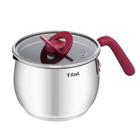 【エントリーしてショップポイントアップ】【期間限定大特価】ティファール(T-FAL) オプティスペースIHステンレスマルチポット16cm ルージュ G74783【IH対応】
