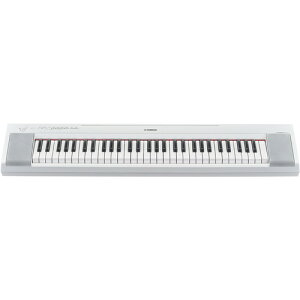 【マラソン期間最大10倍ショップポイント優待10/27 9:59まで】ヤマハ NP15WH 電子キーボード Piaggero ホワイト