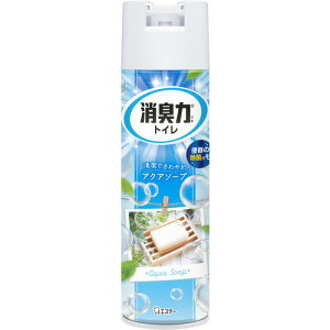 【マラソン期間最大10倍ショップポイント優待10/27 9:59まで】エステー トイレの消臭力スプレ−アクアソープ 365mL