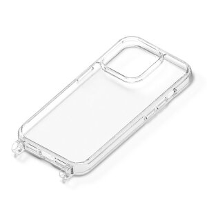 PGA PG-23DPT04CL iPhone15ProMax �V�����_�[�X�g���b�v�z�[���t�N���A�n�C�u���b�h�P�[�X Premium Style �N���A PG23DPT04CL