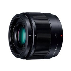 �p�i�\�j�b�N H-H025-K �����p�����Y LUMIX G 25mm/F1.7 ASPH.�y�}�C�N���t�H�[�T�[�Y�}�E���g�z�i�u���b�N�j HH025K