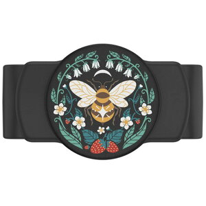 POPSOCKETS JAPAN Slide Stretch Boho Bee Black with SQUARE Edges (�l�p���p) 806138