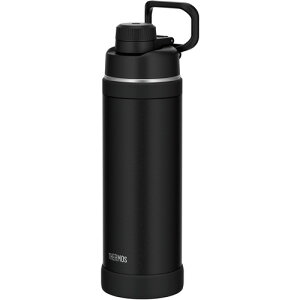 【マラソン期間最大10倍ショップポイント優待10/27 9:59まで】THERMOS サーモスFJU-1000-BK 真空断熱スポーツボトル 持ち運びやすいキャリーループ付き 1000ml ブラック