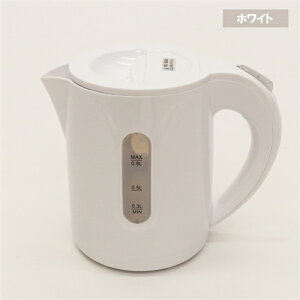 【マラソン期間最大10倍ショップポイント優待10/27 9:59まで】【推奨品】ヒロ・コーポレーション KTK-08 コンパクトケトル ホワイト