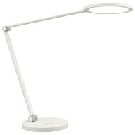 オーム電機 ODS-LDC6K-W LEDデスクライト 調光調色 タイマー機能付