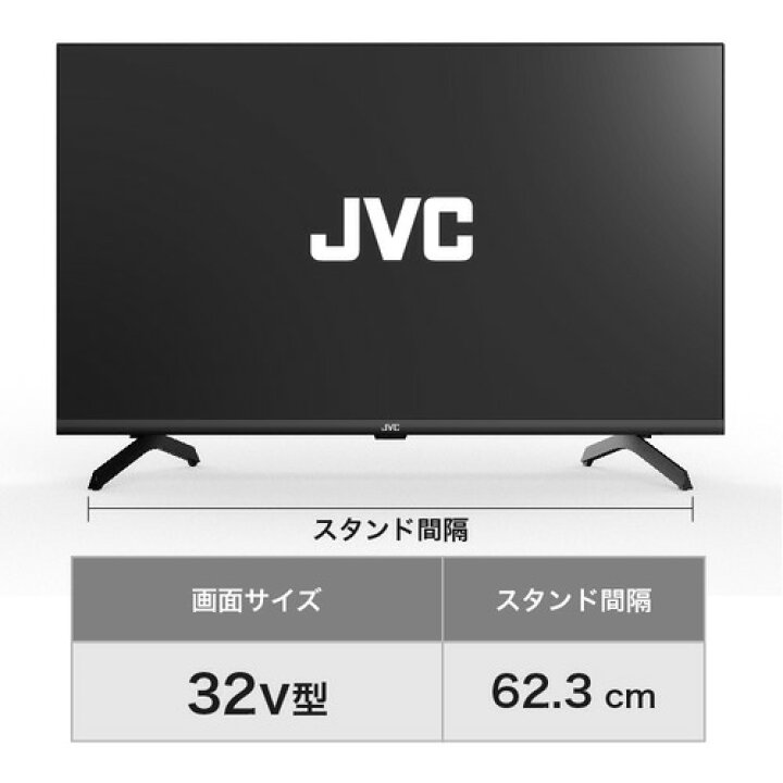 楽天市場】【推奨品】JVC JL-32T4L 32V型チューナーレステレビ Google  