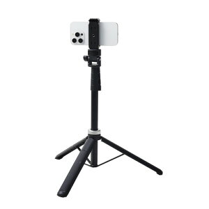 �G���R�� P-STCFWL01BK �O�r �X�}�z�E�f�W�J���Ή� �X�}�z�z���_�[�t �ő��141cm �u���b�N