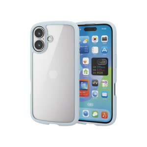 �G���R�� PM-A24ATSLFCBU iPhone 16 TOUGH SLIM LITE �n�C�u���b�h�P�[�X �t���[���J���[