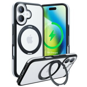 Torras X00FX1791 ROstand R Fusion case for iPhone16 Black