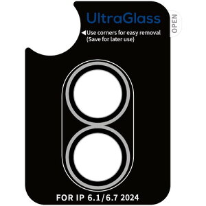 Torras X00FX2045 UltraGlass Camera Lens Protection for iPhone16�^iPhone16 Plus �i2��p �����Y�t�B�����j Sliver