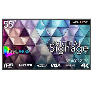 JAPANNEXT JN-Si55UHDR-24 55�^4K UHD�f�W�^���T�C�l�[�W �t�����j�^�[ HDR10 60Hz