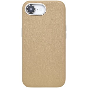 ���j�P�[�X Mag Plain Case iPhone 16e�p (beige) UNI-CSIP25S-2MPBE