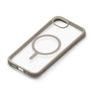 PGA PG-25KMH04BE iPhone 16e�p MagSafe�Ή� �n�C�u���b�h�P�[�X �}�b�g�x�[�W��