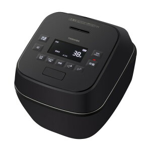 東芝 RC-10SGX(K) 真空圧力IH炊飯器 炎匠炊き 備長炭かまど丸釜 5.5合炊き グランブラック
