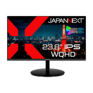 JAPANNEXT IPS�p�l������ �t�����j�^�[ 23.8�^ WQHD���C�h JN-IPS2380FLWQHD-N
