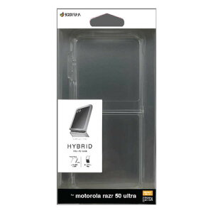 ���X�^�o�i�i motorola razr 50 ultra �n�C�u���b�h�P�[�X TPU×PC �N���A 8437MORA50UHPCL