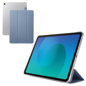 �G���R�� TB-A25MWVBG iPad Air 11�C���`(M4/M3/M2)/10.9�C���` ��5/4���� �t���b�v �P�[�X�J�o�[ 2�A���O�� �I�[�g�X���[�v �y�� �w�ʃN���A �u���[�O���[