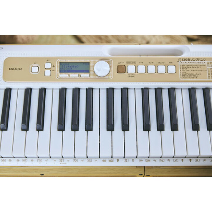 楽天市場】カシオ計算機 LK-340 光ナビゲーションキーボード 120曲内蔵 