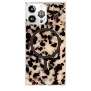 Flaunt FT056748 Square MagSafe Case for iPhone 16 Pro Max Blonde Tortoise Shell