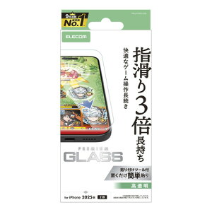 �G���R�� PM-A25AFLGGE iPhone 17 �K���X�t�B���� �Q�[���œK �����K���X 10H �w���ׂ蒷���� �w��h�~