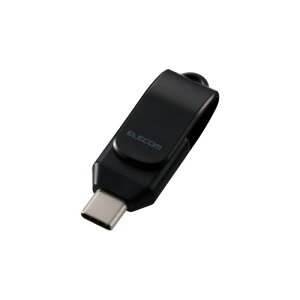 �G���R�� MF-CEU3064GBK USB������ 64GB USB Type-C ��]���R�l�N�^ �Z�L�����e�B�Ή� �u���b�N