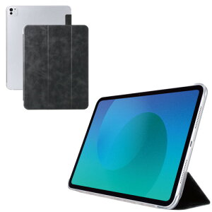 �G���R�� TB-A25PLWVBK iPad Pro 13�C���`(M5/M4) �}�O�l�b�g���t���b�v �P�[�X �J�o�[ 2�A���O�� �X�^���h �I�[�g�X���[�v�@�\ �y�� �w�ʃN���A �u���b�N