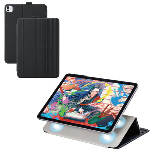 �G���R�� TB-A25PMWVDBK iPad Pro �P�[�X 11�C���` ( M4 ) �}�O�l�b�g���E�t���b�v �J�o�[ 7�i�K�p�x���� �X�^���h �u���b�N