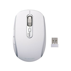 �G���R�� M-PN10MBMSWH ���C�����X�}�E�X Bluetooth �^ ���� 2.4GHz ���Ή� Type-C 8�{�^�� M�T�C�Y �z���C�g