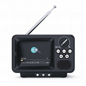 WINTECH TVR-RT1 K 2.8�C���` �����Z�O�e���r ���g���f�U�C�� ���W�I�������� ���C�hFM�Ή� �u���b�N