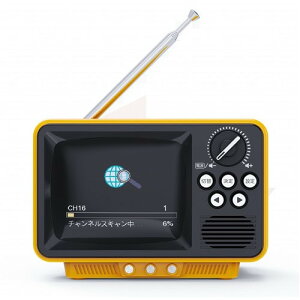 WINTECH TVR-RT1 YL 2.8�C���` �����Z�O�e���r ���g���f�U�C�� ���W�I�������� ���C�hFM�Ή� �C�G���[