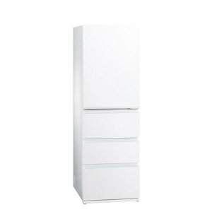 �y���������ۏ؁zAQUA �①�� 452L �E�J�� 4�h�A ��59.5cm ��e�ʗⓀ�� �������؎� �N�x�ێ�LED AQR-VZA45A(W) �}�b�g�N���A�z���C�g