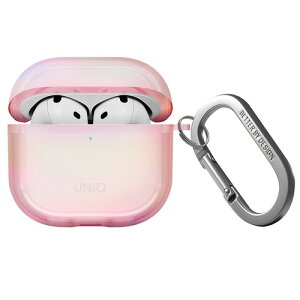 UNIQ UNIQ-AIRPODS(2024)-IRDPPRS AIRPODS4 TPU�P�[�X UNIQ IRIDESCIA �s���N�v���Y��