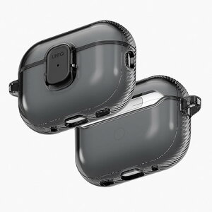 UNIQ UNIQ-AIRPODSPRO3-GLSPGSMK AIRPODS PRO 3 TPU�P�[�X UNIQ GLASE PRO �X���[�N