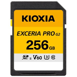 KIOXIA KSDHU-B256G SDXC�J�[�h 256GB Class10 UHS-II UHS�X�s�[�h�N���XU3 �r�f�I�X�s�[�h�N���XV60