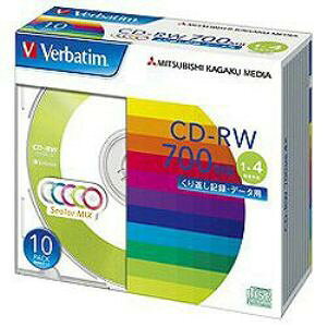 �o�[�x�C�^��(Verbatim) Verbatim ����Ԃ��L�^�p CD-RW SW80QM10V1 ���[�x��5�F 1-4�{�� 10��