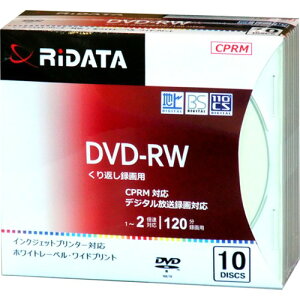 RiDATA DVD-RW120.10P SC A �^��pDVD-RW 5mm�X�����P�[�X10����