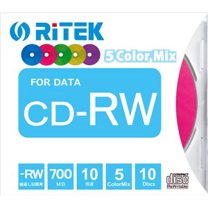 RiDATA CDRW700.MIX10PA �f�[�^�pCD-RW 700MB 10���X�����P�[�X