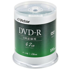 Victor DHR47J100SJ5 �p�\�R���p 16�{�� DVD-R 100���p�b�N 4.7GB