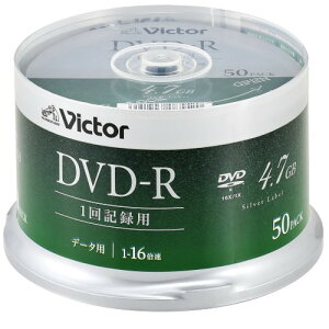 Victor DHR47J50SJ5 �p�\�R���p 16�{�� DVD-R 50���p�b�N 4.7GB