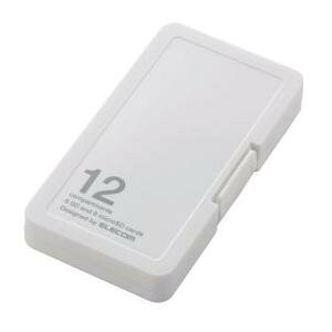 �G���R�� CMC-SDCPP12WH SD�^microSD�J�[�h�P�[�X �v���X�`�b�N�^�C�v ( SD�F6�� �^ microSD�F6�����[�\ ) �z���C�g
