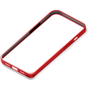 PGA PG-21KBP02RD iPhone 13�p �A���~�o���p�[ Premium Style ���b�h