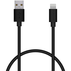 �G���R�� MPA-UAL05BK iPhone �[�d�P�[�u�� �Z�� ���C�g�j���O�P�[�u�� 0.5m MFi�F�� �y Lightning �R�l�N�^�[���� iPhone iPad iPod AirPods �Ή� �z �u���b�N