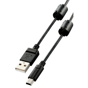 �G���R�� DGW-MF05BK �J�����ڑ��pUSB�P�[�u��(mini-B�^�C�v) 0.5m